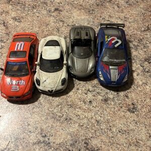Worth Red and White Racing Toy Cars Set